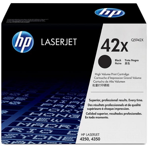 Picture of HP Q5942X (HP 42X) OEM High Yield Black Toner Cartridge