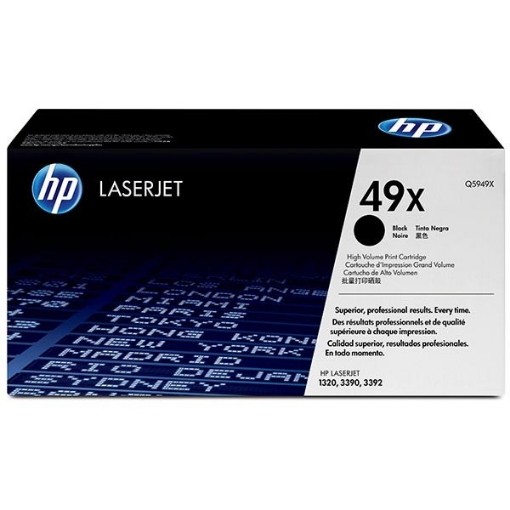 Picture of HP Q5949X (HP 49X) OEM High Yield Black Toner Cartridge