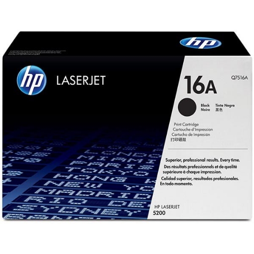 Picture of HP Q7516A (HP 16A) OEM Black Toner Cartridge