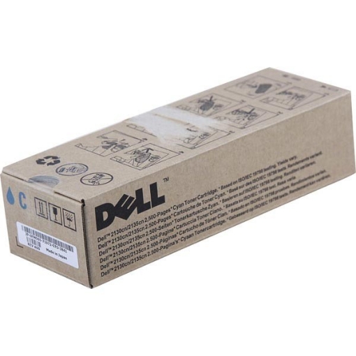 Picture of Dell T107C (330-1437) OEM Cyan Toner Cartridge