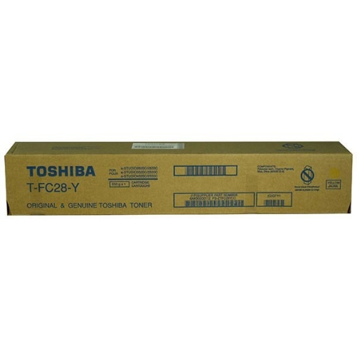 Picture of Toshiba TFC28Y OEM Yellow Toner Cartridge