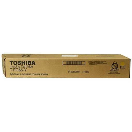 Picture of Toshiba TFC55Y OEM Yellow Toner Cartridge