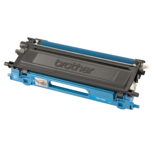 Picture of Brother TN-115C (TN-110C) OEM Cyan Toner Cartridge