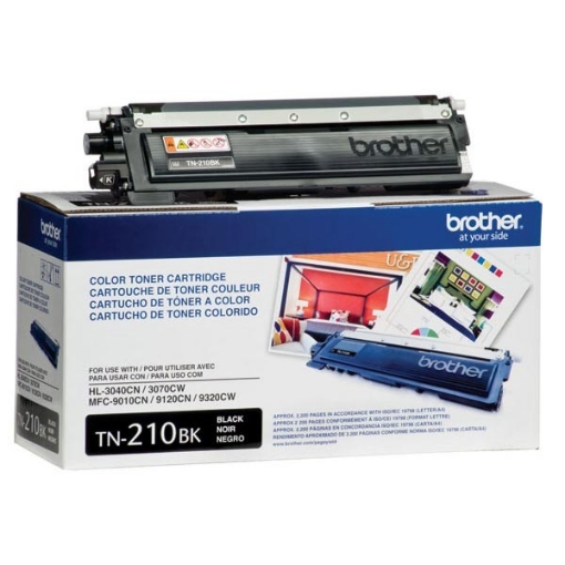 Picture of Brother TN-210BK OEM Black Toner Cartridge