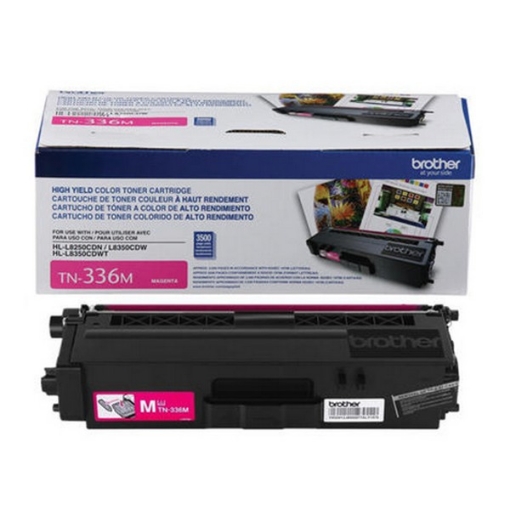 Picture of Brother TN-336m OEM High Yield Magenta Toner Cartridge