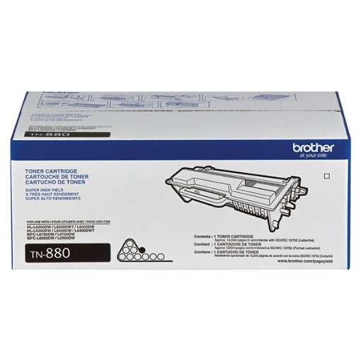 Picture of Brother TN-880 OEM Super High Yield Black Toner Cartridge