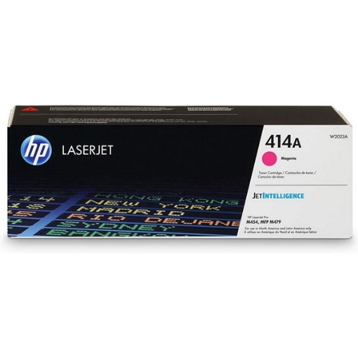 Picture of HP W2023A (HP 414A) OEM Magenta Toner Cartridge