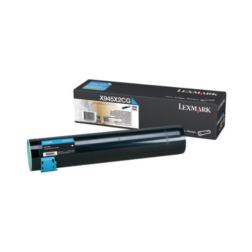 Picture of Lexmark X945X2CG OEM Cyan Toner Cartridge