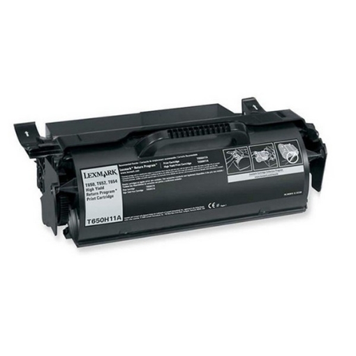 Picture of EcoPlus T650H11A High Yield Black Toner Cartridge (25000 Yield)