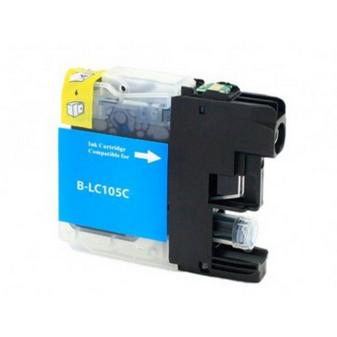 Picture of Compatble Brother LC105 (LC105C) InkJet Cartridge, Cyan, 1.2K Super High Yield