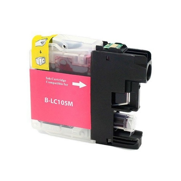 Show details for Compatible Brother LC105 (LC105M) InkJet Cartridge, Magenta, 1.2K Super High Yield Picture of Compatible Brother LC105 (LC105M) InkJet Cartridge, Magenta, 1.2K Super High Yield