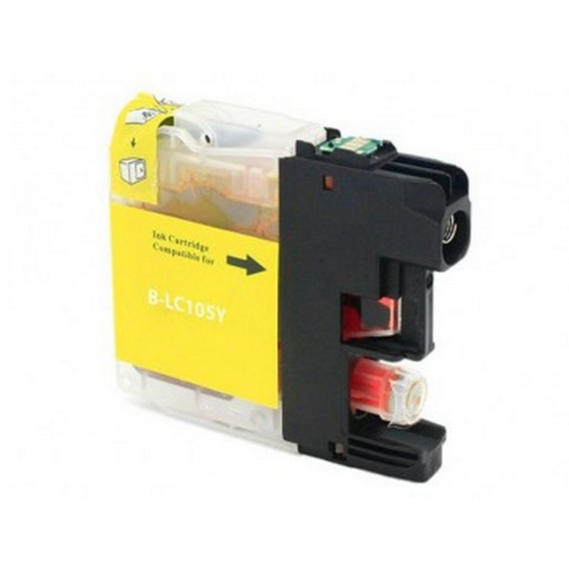 Picture of Compatible Brother LC105 (LC105Y) InkJet Cartridge, Yellow, 1.2K Super High Yield