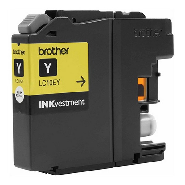 Show details for Compatible Brother LC10E (LC10EY) InkJet Cartridge, Yellow, 1200 Super High Yield Picture of Compatible Brother LC10E (LC10EY) InkJet Cartridge, Yellow, 1200 Super High Yield