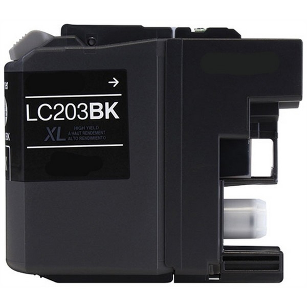 Show details for Compatible Brother LC203 XL (LC203BKXL) InkJet Cartridge, Black, 550 High Yield Picture of Compatible Brother LC203 XL (LC203BKXL) InkJet Cartridge, Black, 550 High Yield
