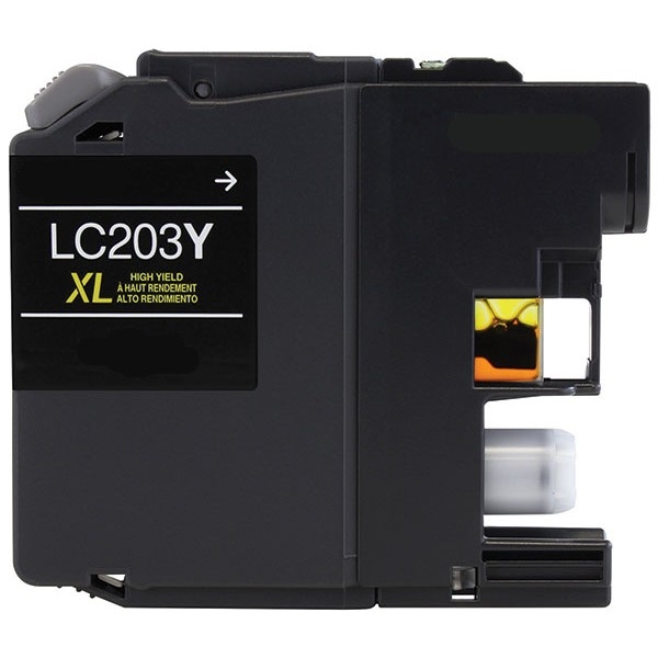 Show details for Compatible Brother LC203 XL (LC203YXL) InkJet Cartridge, Yellow, 550 High Yield Picture of Compatible Brother LC203 XL (LC203YXL) InkJet Cartridge, Yellow, 550 High Yield