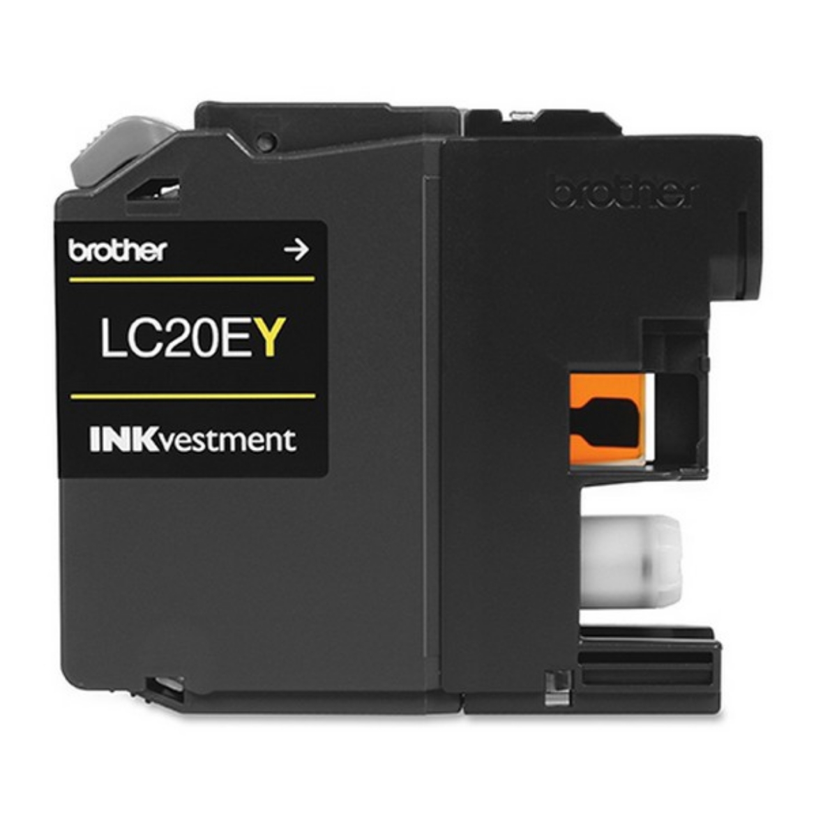 Picture of Compatible Brother LC20E (LC20EY) InkJet Cartridge, Yellow, 1200 High Yield