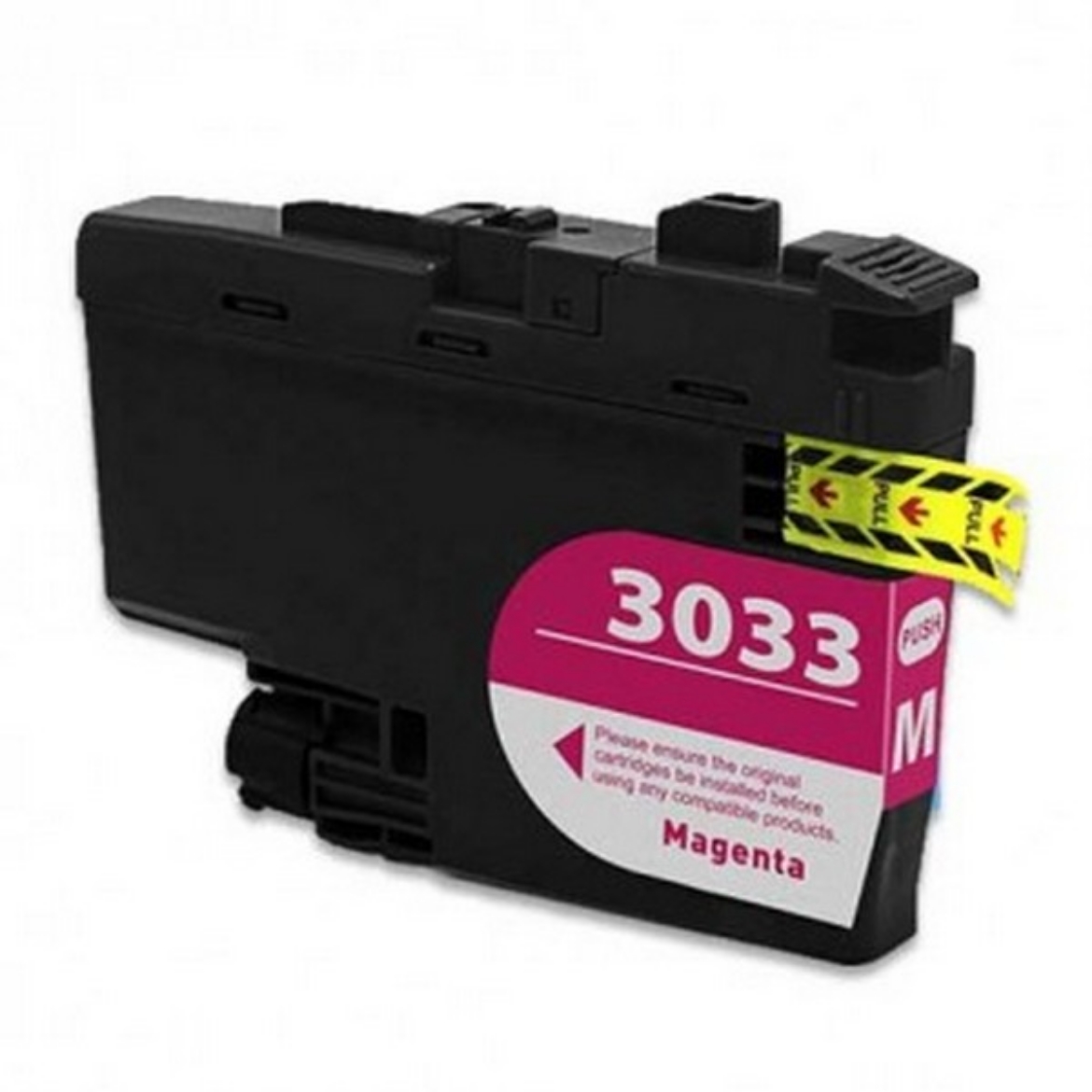 Picture of Compatible Brother LC3033 (LC3033M) InkJet Cartridge, Magenta, 1500 Super High Yield