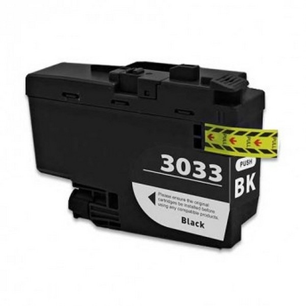Show details for Compatible Brother LC3033 XXL (LC3033BK) InkJet Cartridge, Black, 3K Super High Yield, ., Bulk (No Box) Picture of Compatible Brother LC3033 XXL (LC3033BK) InkJet Cartridge, Black, 3K Super High Yield, ., Bulk (No Box)