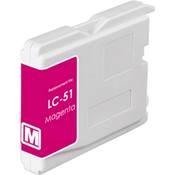 Show details for Compatible Brother LC51 (LC51M) InkJet Cartridge, Magenta, 400 Yield Picture of Compatible Brother LC51 (LC51M) InkJet Cartridge, Magenta, 400 Yield