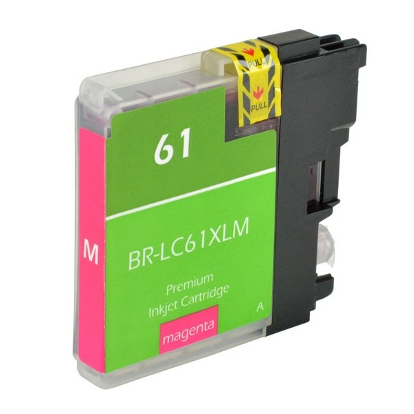 Show details for Compatible Brother LC61/LC65 (LC61M/LC65HYM) InkJet Cartridge, Magenta, 1700 High Yield Picture of Compatible Brother LC61/LC65 (LC61M/LC65HYM) InkJet Cartridge, Magenta, 1700 High Yield