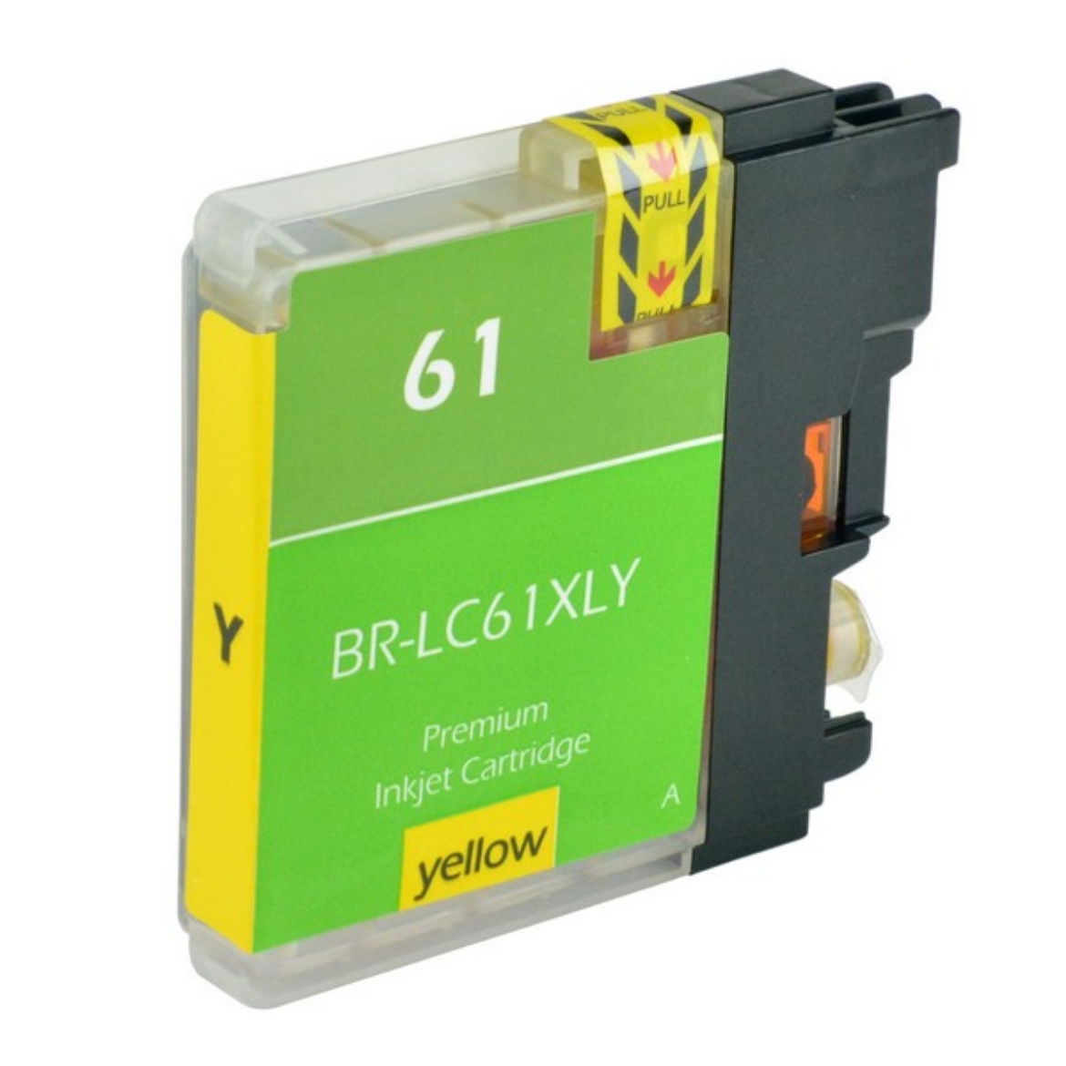 Picture of Compatible Brother LC61/LC65 (LC61Y/LC65HYY) InkJet Cartridge, Yellow, 1700 High Yield