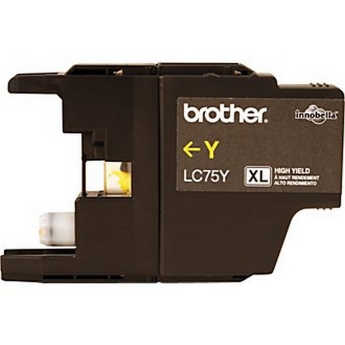 Picture of Compatible Brother LC75 (LC75Y) InkJet Cartridge, Yellow, 600 High Yield