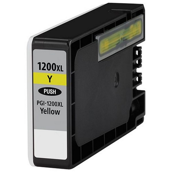 Show details for Compatible Canon 1200XL (PGI-1200XLYW) InkJet Cartridge, Yellow, 900 High Yield Picture of Compatible Canon 1200XL (PGI-1200XLYW) InkJet Cartridge, Yellow, 900 High Yield