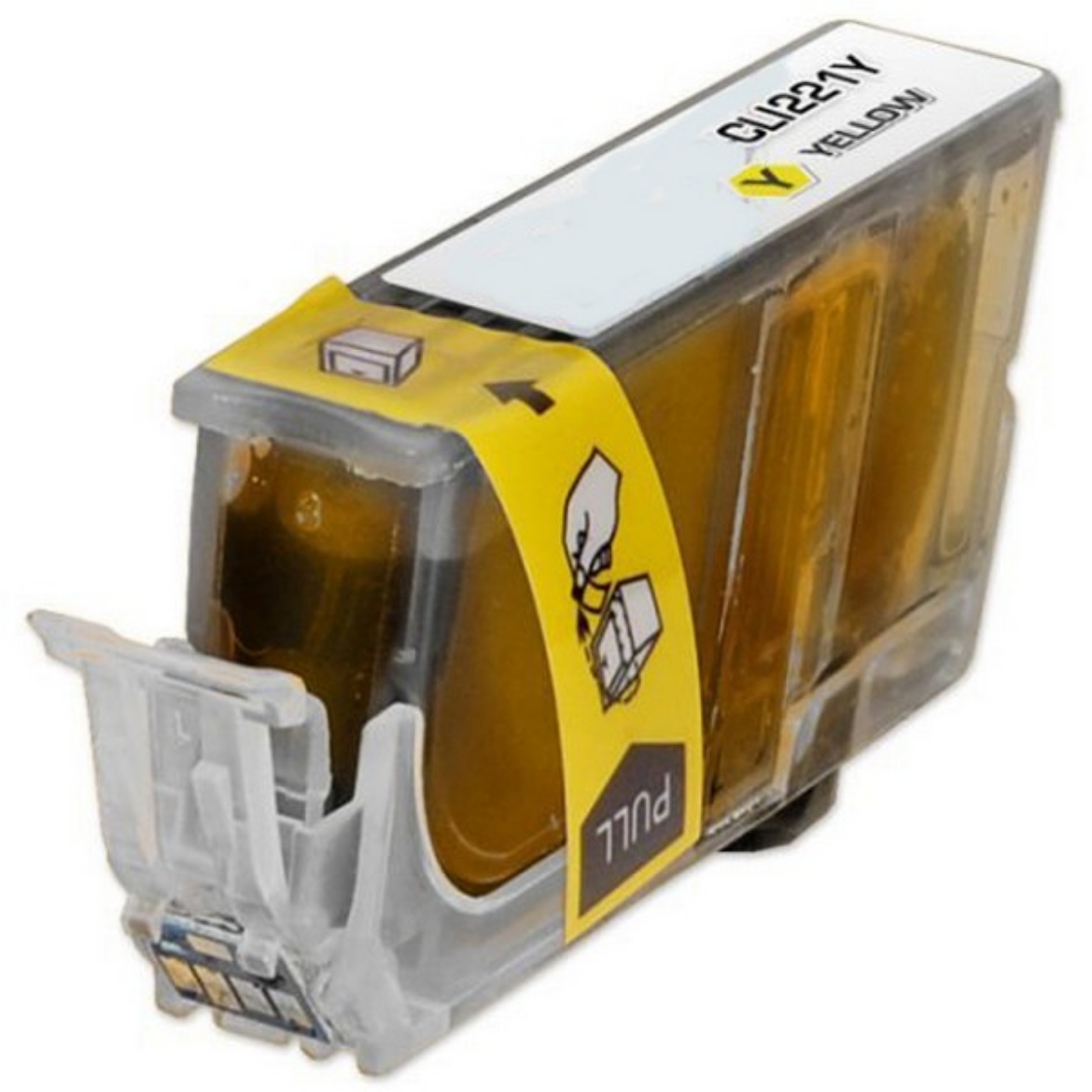 Picture of Compatible Canon CLI-221 (CLI-221Y) InkJet Cartridge, Yellow, 420 Yield