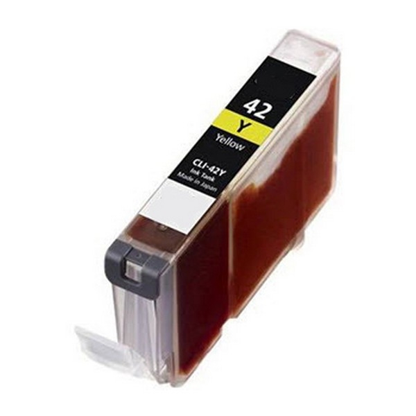 Show details for Compatible Canon CLI-42 (CLI-42Y) InkJet Cartridge, Yellow, 600 Yield Picture of Compatible Canon CLI-42 (CLI-42Y) InkJet Cartridge, Yellow, 600 Yield