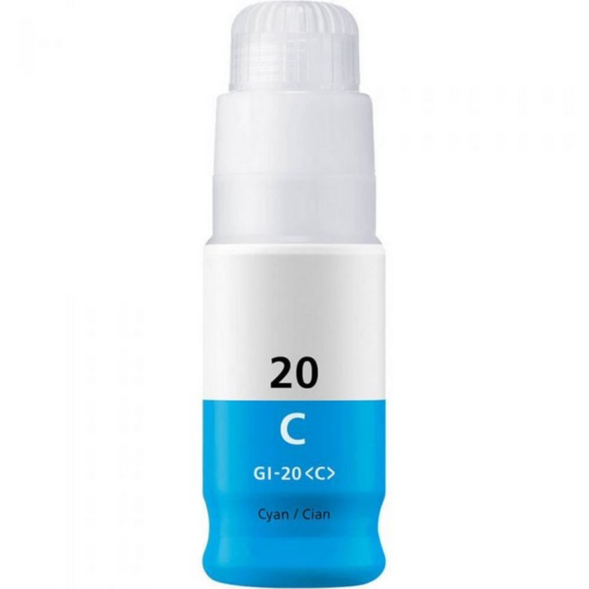Picture of Compatible Canon GI-20 (GI-20C) InkJet Cartridge, Cyan, 70ml