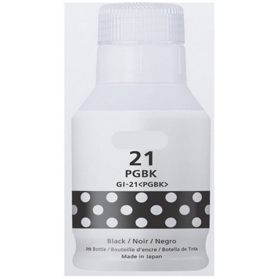 Picture of Compatible Canon GI-20BK, GI-21BK (4526C001, 3383C001) Inkjet Bottle, Black, 170ml, Pigmented