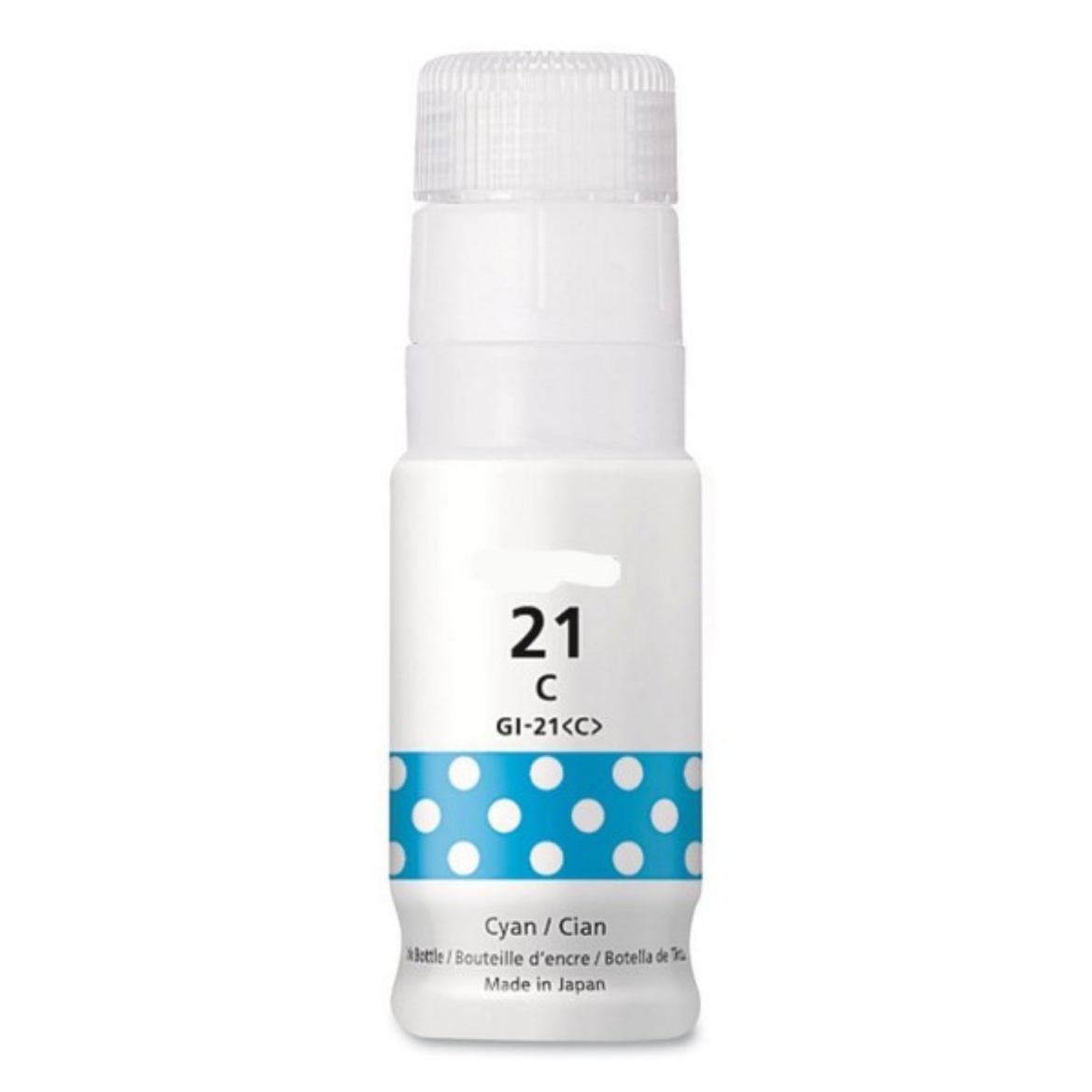 Picture of Compatible Canon GI-20C, GI-21C (4537C001, 3394C001) Inkjet Bottle, Cyan, 70ml