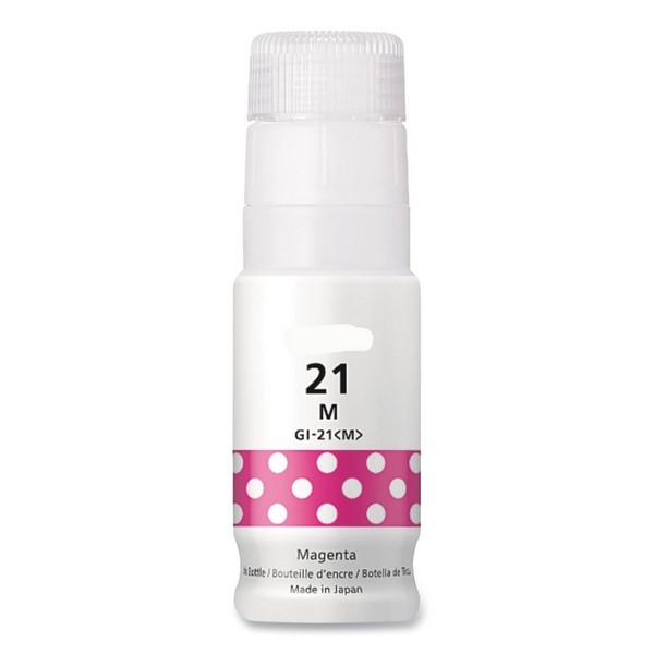 Show details for Compatible Canon GI-20M, GI-21M (4538C001, 3395C001) Inkjet Bottle, Magenta, 70ml Picture of Compatible Canon GI-20M, GI-21M (4538C001, 3395C001) Inkjet Bottle, Magenta, 70ml