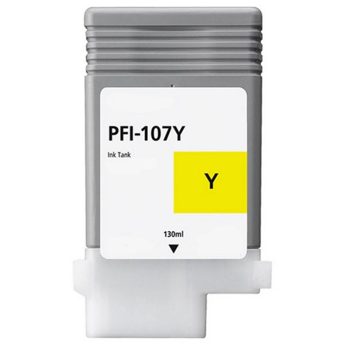Picture of Compatible Canon PFI-107 (PFI-107Y) InkJet Cartridge, Yellow, 130ml