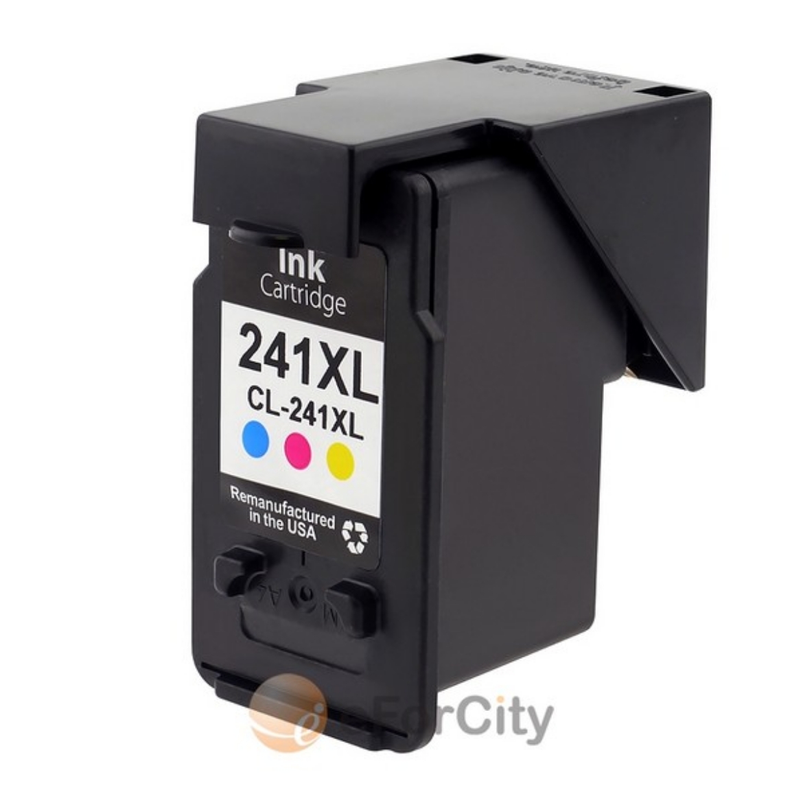 Picture of Remanufactured Canon 241XL (CL-241XL) InkJet Cartridge, Tri-Color, 400 High Yield