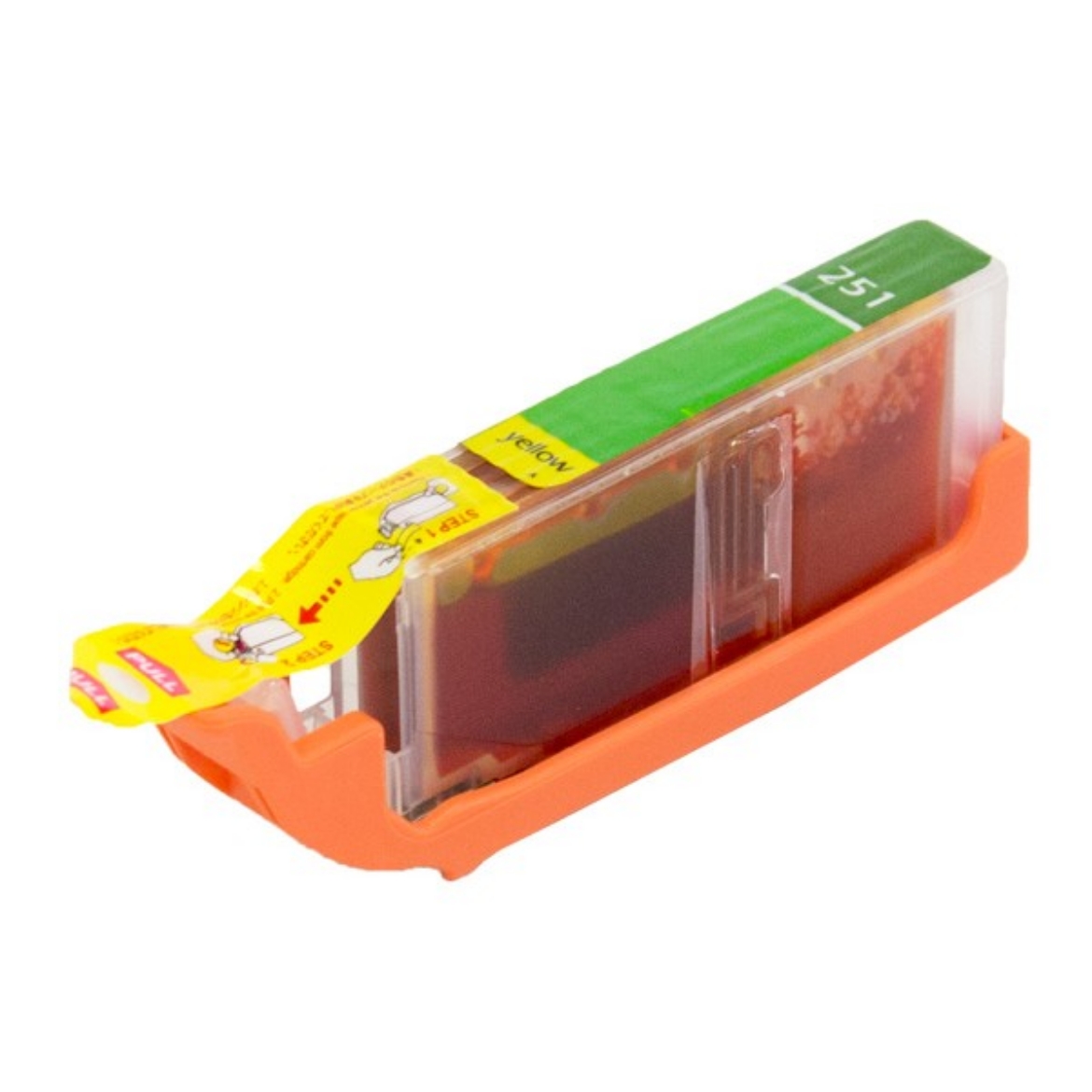 Picture of Remanufactured Canon CLI-251 (CLI-251Y) InkJet Cartridge, Yellow, 660 High Yield