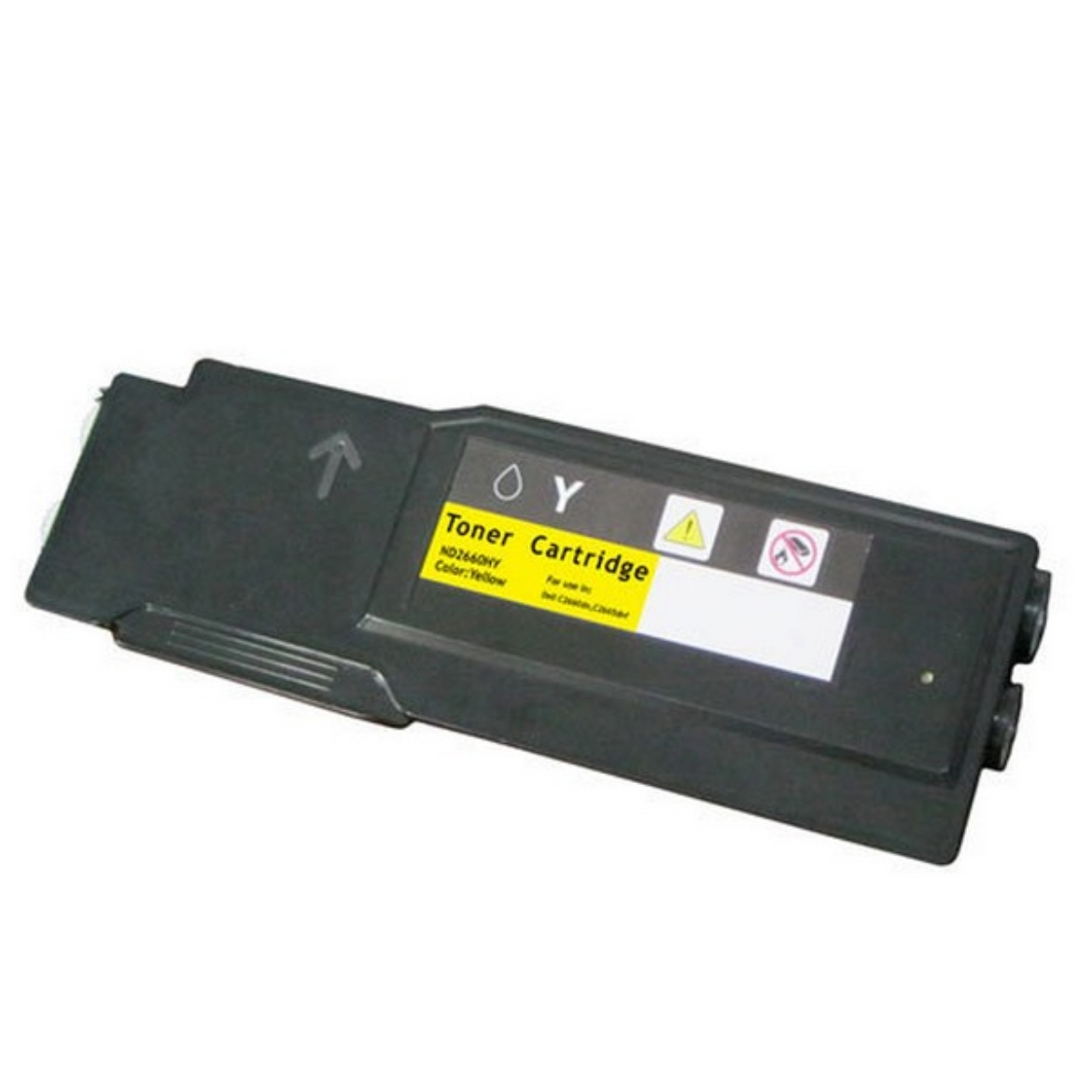 Picture of Compatible Dell C2660 (593-BBBR) Toner Cartridge, Yellow, 4K High Yield