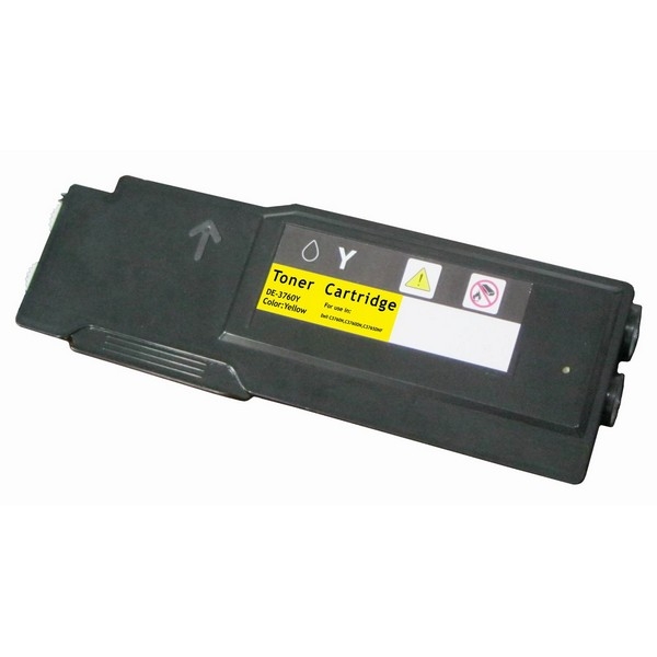 Show details for Remanufactured Dell C3760 (331-8430) Toner Cartridge, Yellow, 9K Extra High Yield Picture of Remanufactured Dell C3760 (331-8430) Toner Cartridge, Yellow, 9K Extra High Yield