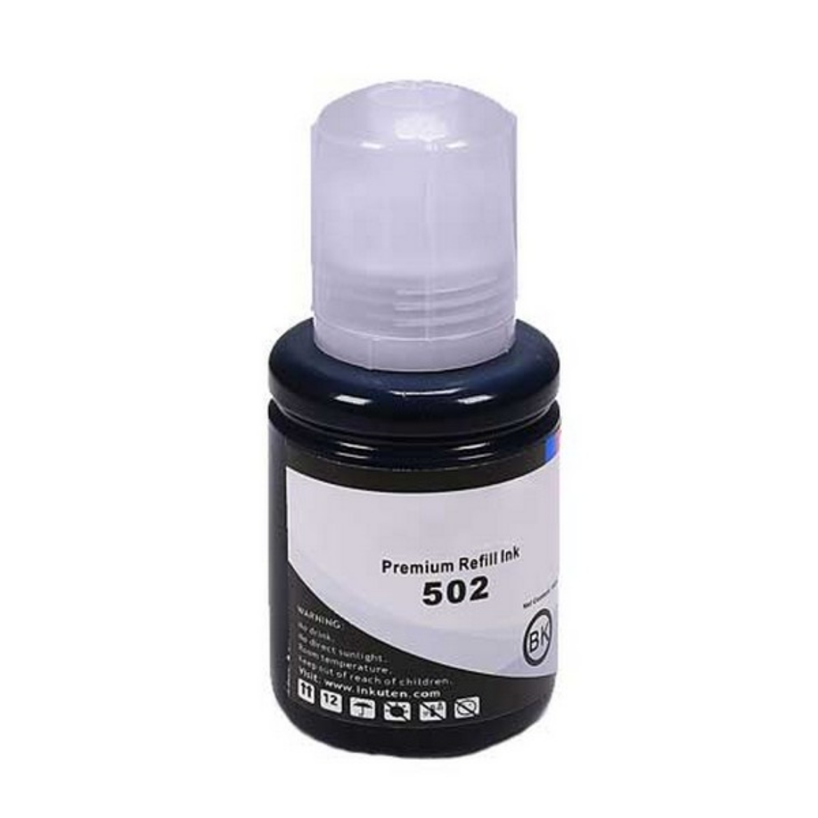 Picture of Compatible Epson 502 (T502120) Ink Bottle, Black, 7500 Yield