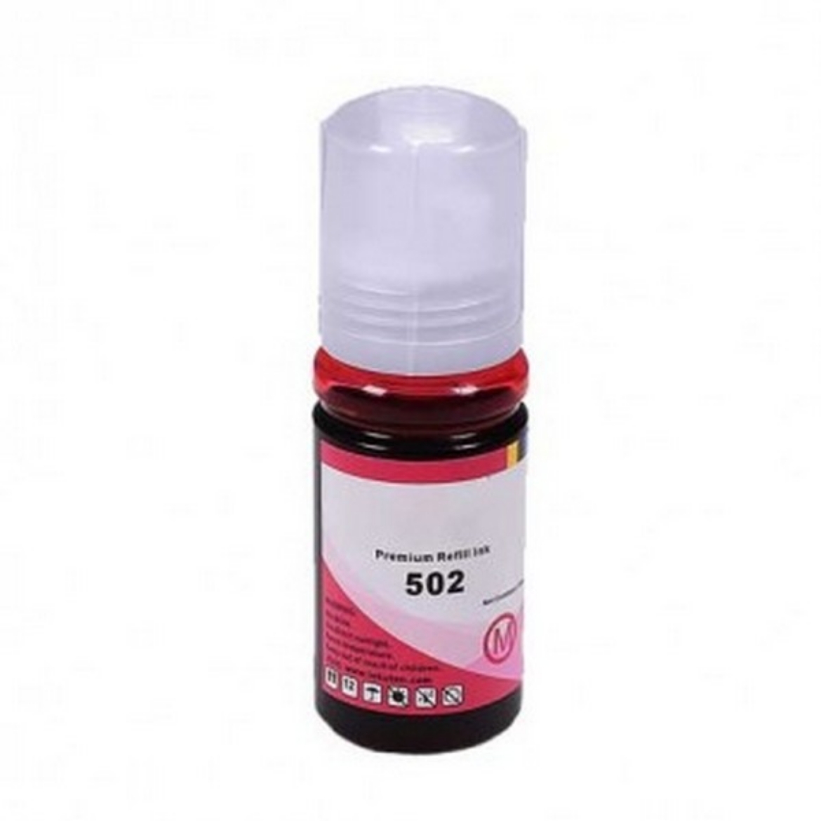 Picture of Compatible Epson 502 (T502320) Ink Bottle, Magenta, 6000 Yield