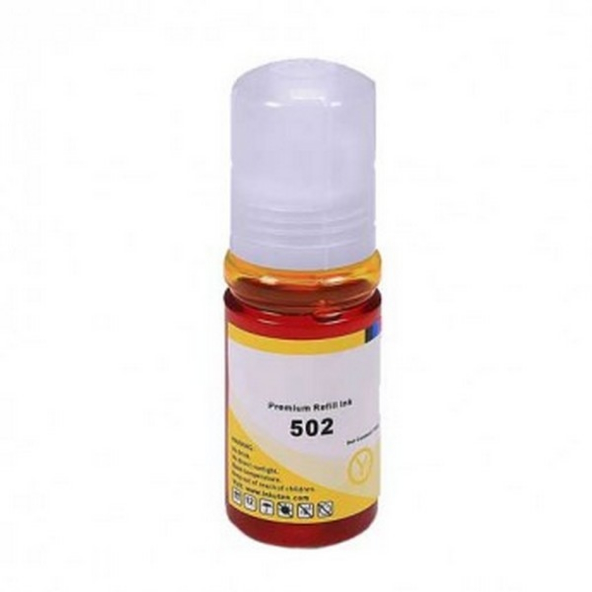 Picture of Compatible Epson 502 (T502420) Ink Bottle, Yellow, 6000 Yield
