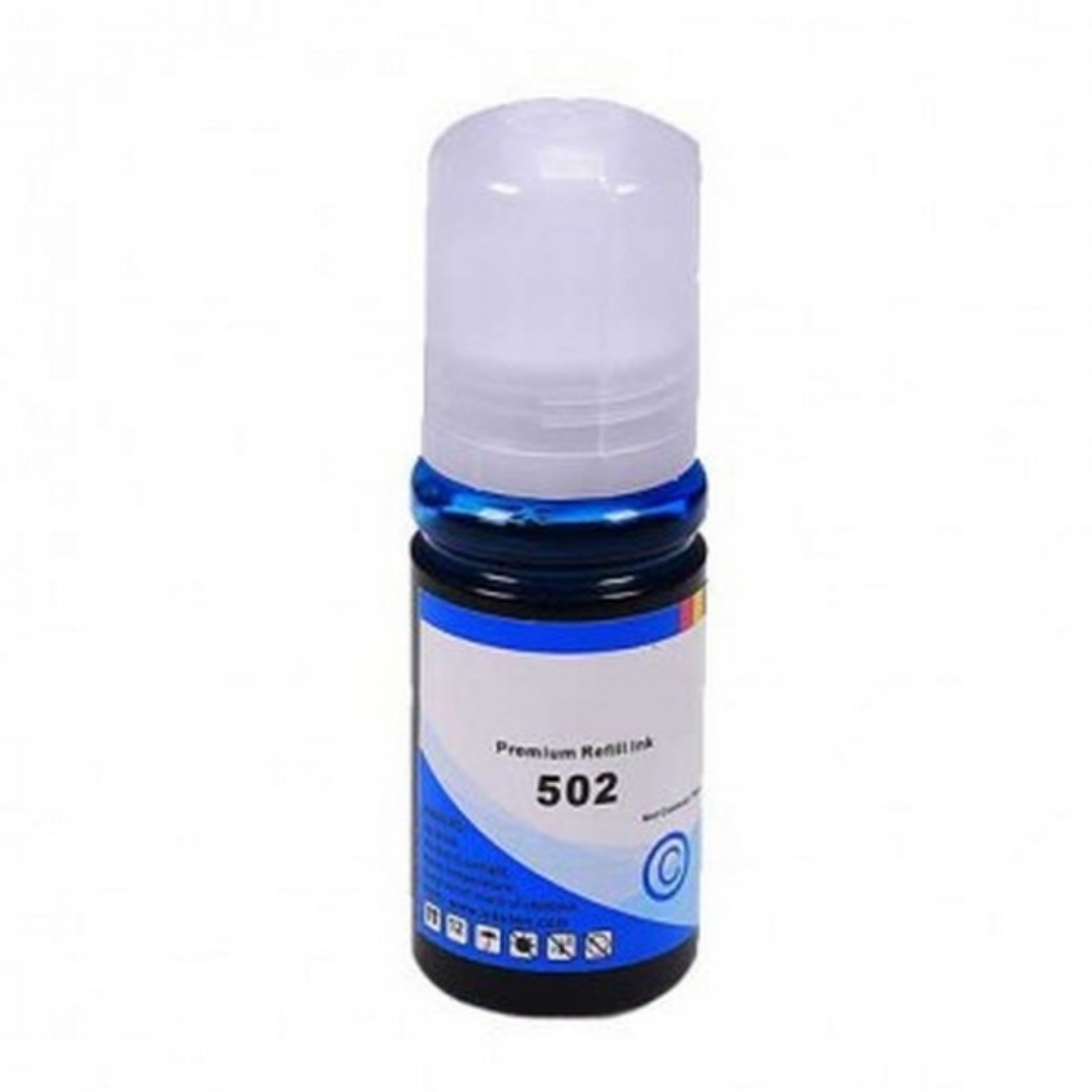 Picture of Compatible Epson 502, 522 (T502220, T522220) Ink Bottle, Cyan, 6000 Yield