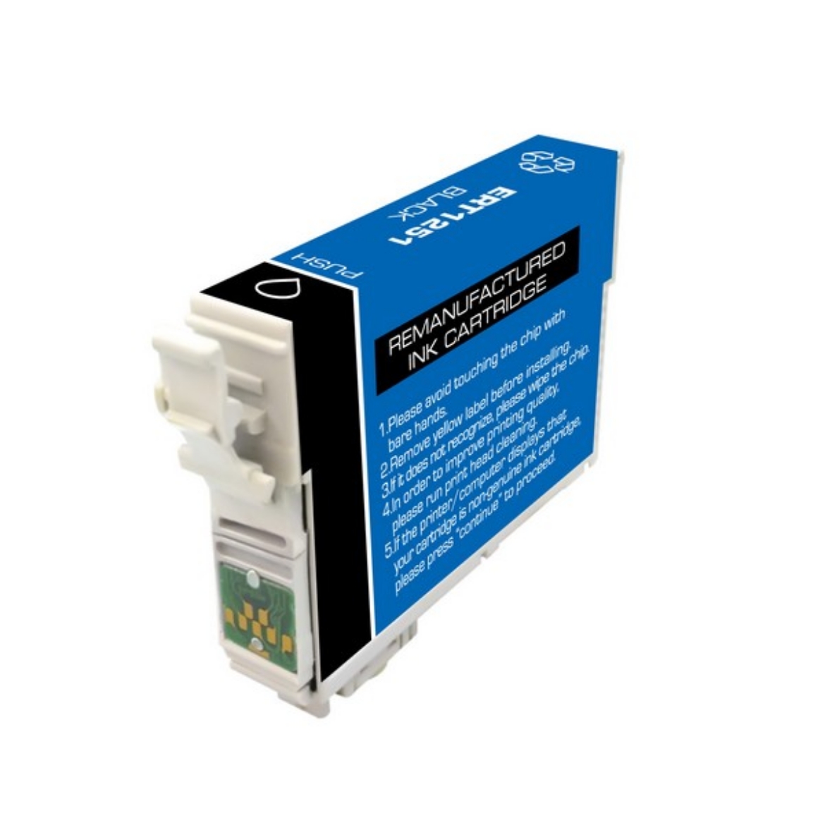 Picture of Remanufactured Epson 125 (T125120) InkJet Cartridge, Black, 385 Yield