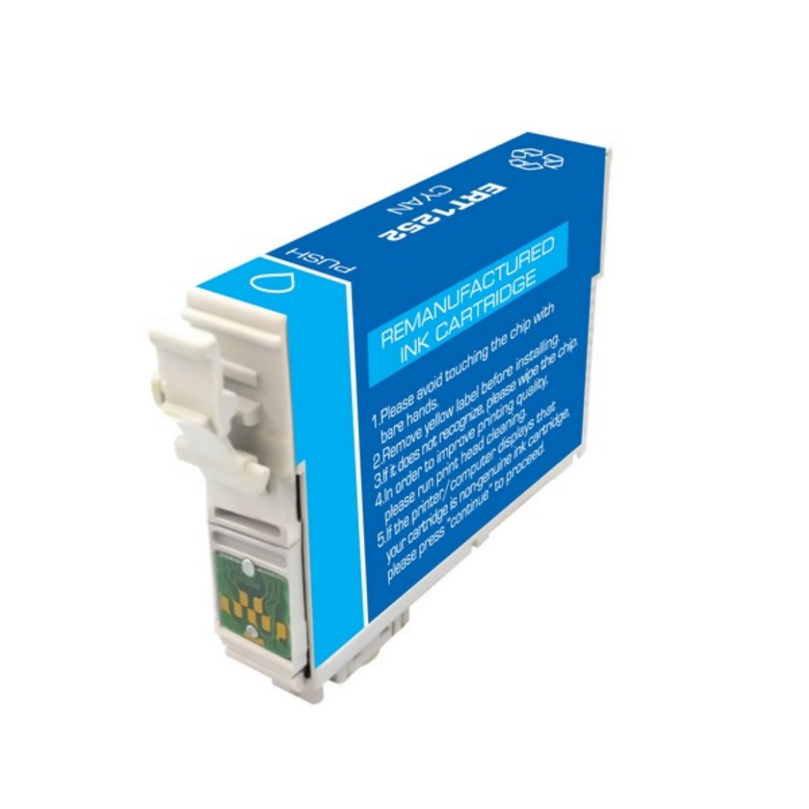 Picture of Remanufactured Epson 125 (T125220) InkJet Cartridge, Cyan, 385 Yield