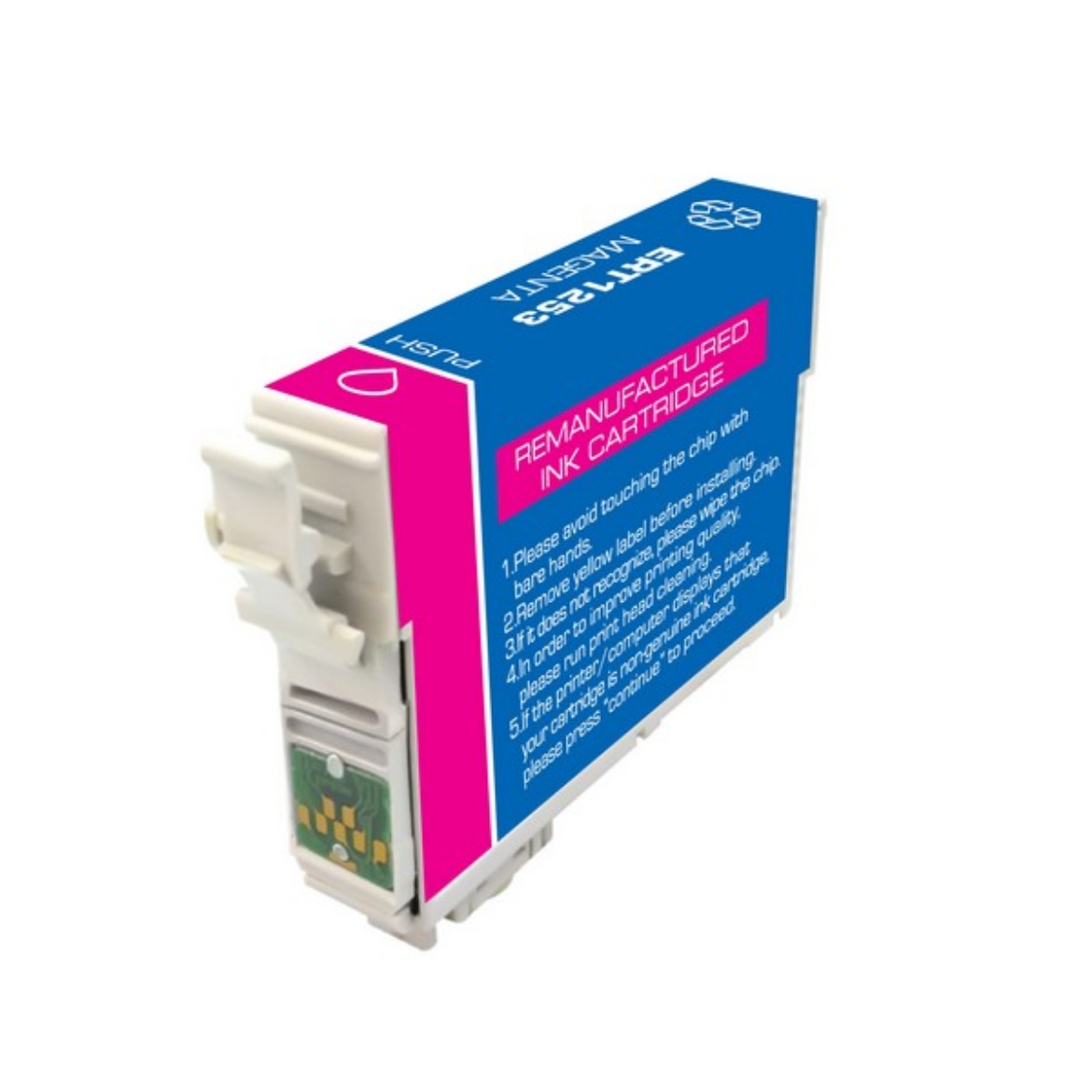 Picture of Remanufactured Epson 125 (T125320) InkJet Cartridge, Magenta, 385 Yield
