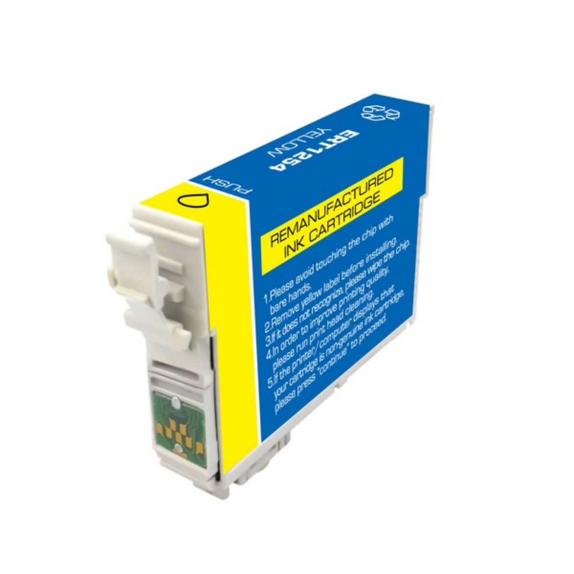Picture of Remanufactured Epson 125 (T125420) InkJet Cartridge, Yellow, 385 Yield