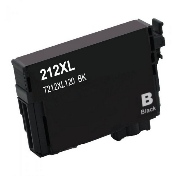 Show details for Remanufactured Epson 212XL (T212XL120) InkJet Cartridge, Pigment Black, 500 High Yield Picture of Remanufactured Epson 212XL (T212XL120) InkJet Cartridge, Pigment Black, 500 High Yield