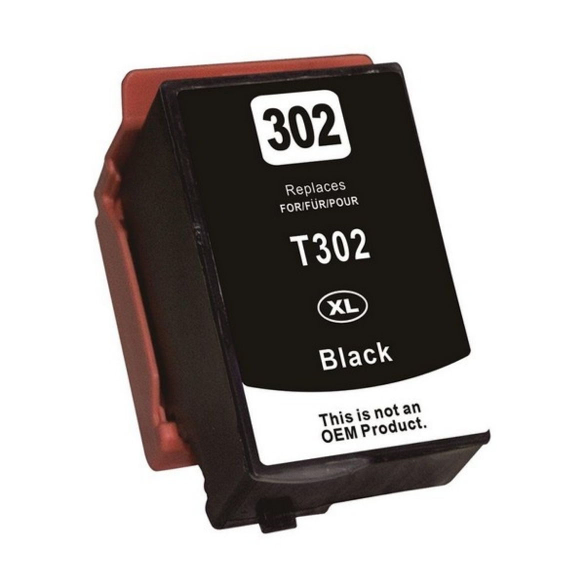 Picture of Remanufactured Epson 302XL (T302XL020) InkJet Cartridge, Black, 550 High Yield