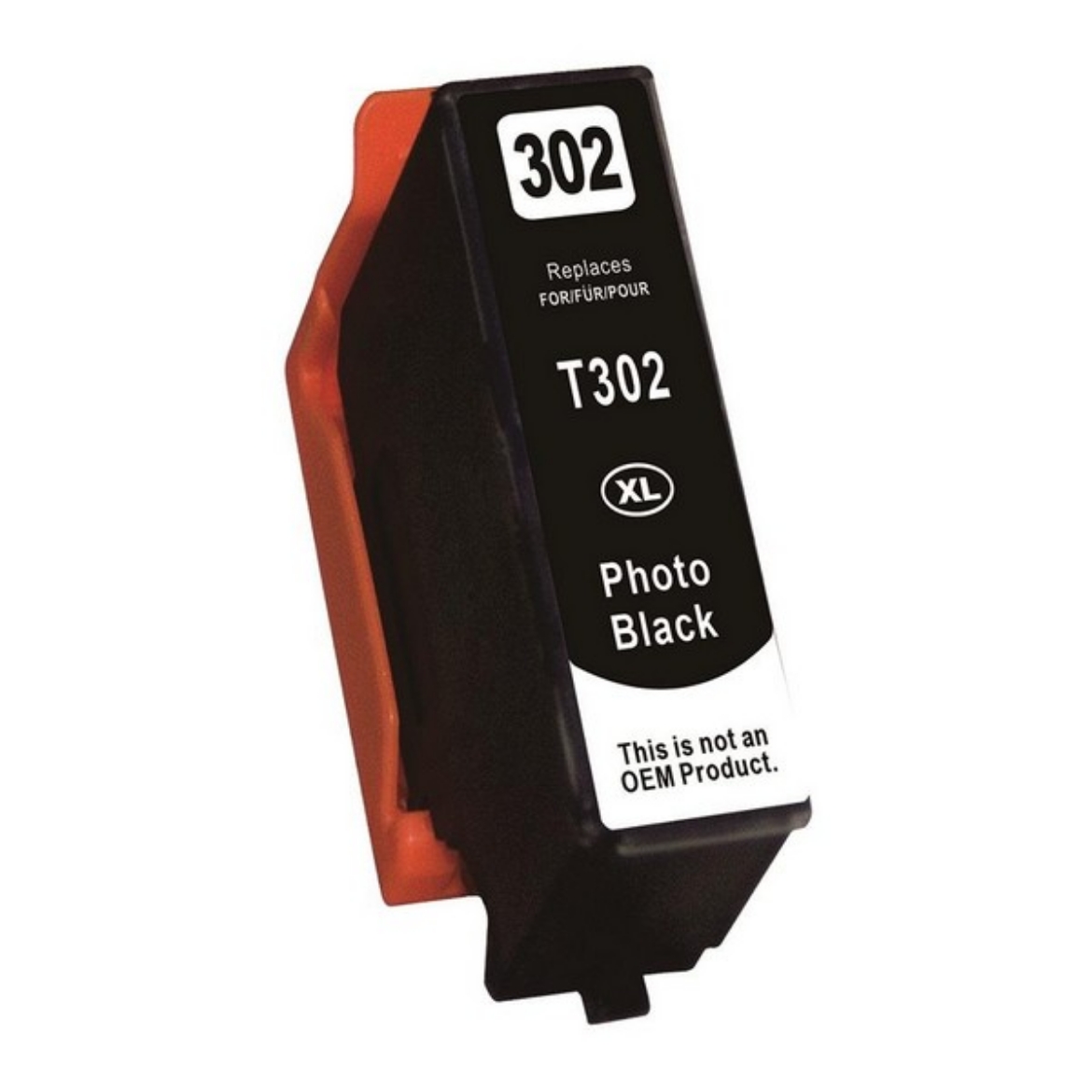 Picture of Remanufactured Epson 302XL (T302XL120) InkJet Cartridge, Photo Black, 650 High Yield