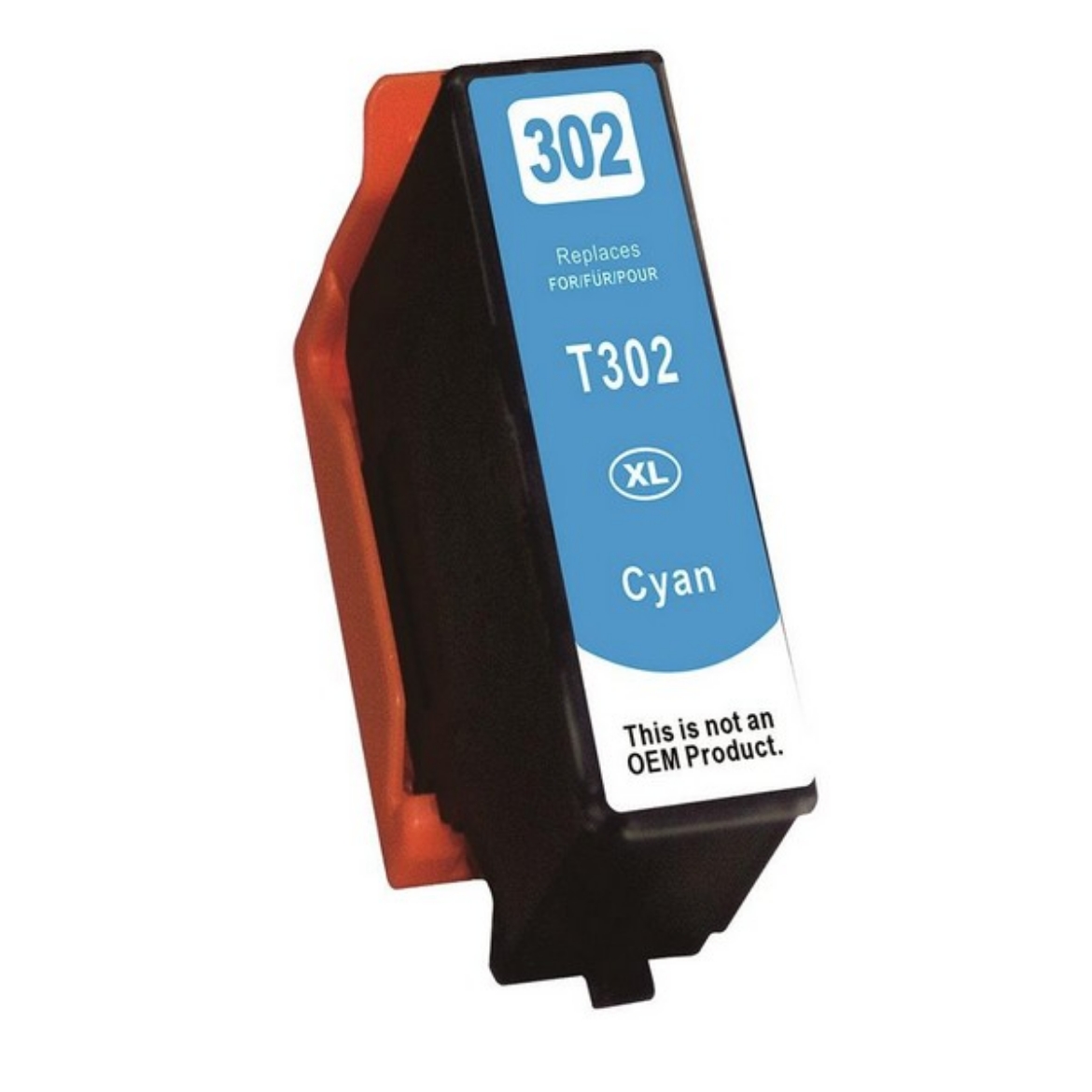 Picture of Remanufactured Epson 302XL (T302XL220) InkJet Cartridge, Cyan, 550 High Yield